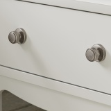 Product lifestyle image of a pair of Burlington Guild Brushed Nickel Furniture Knob Handles GUKL